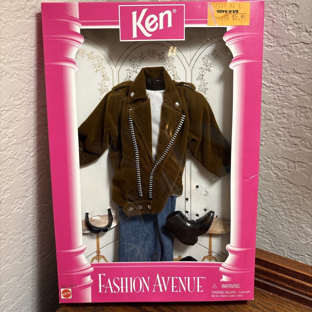 Vintage Mattel Barbie Ken Doll Fashion Avenue Clothes 14679 -NEW/SEALED- *READ